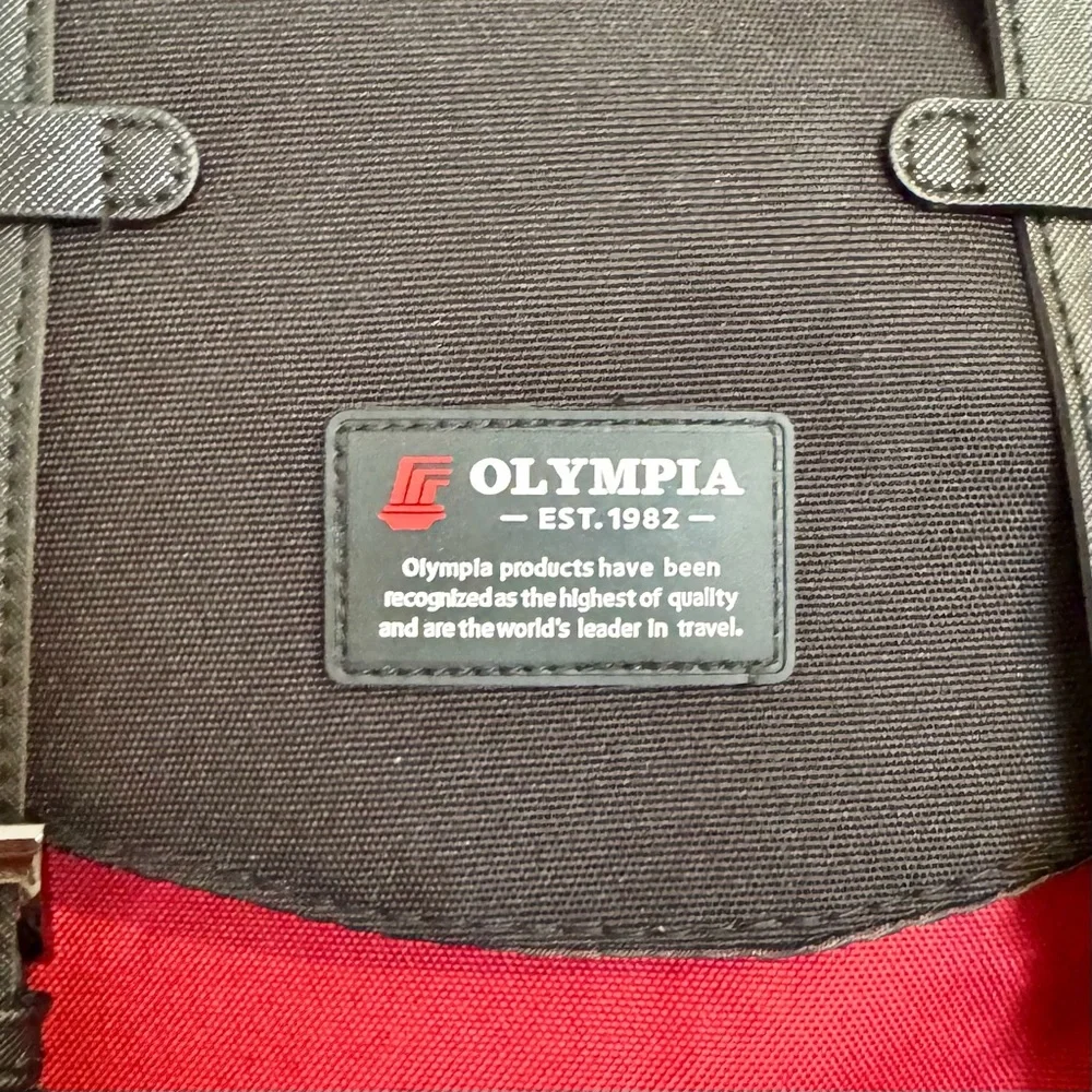 Olympia Red and Black Duke Urban Backpack - NEW